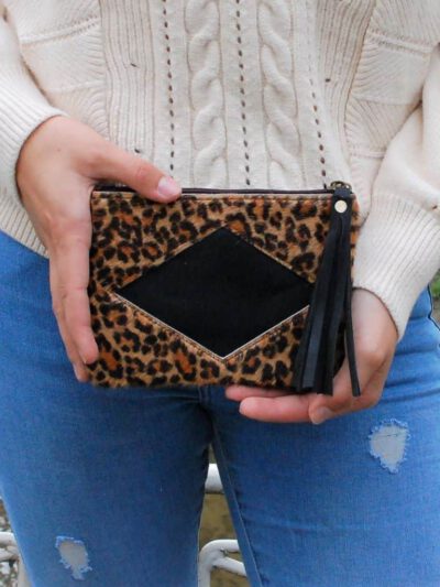 CLUTCH TESSA LEOPARDPRINT