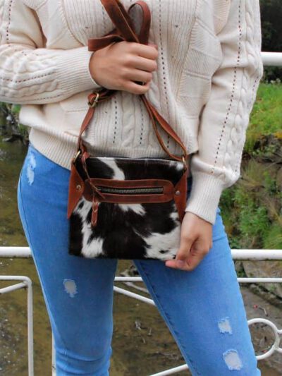 TASJE COWPRINT CAMEL