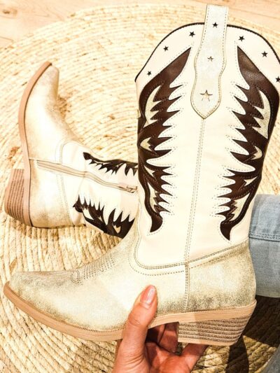 dames-cowboylaarzen-beige-met-goud-beyonce-laarzen-texas
